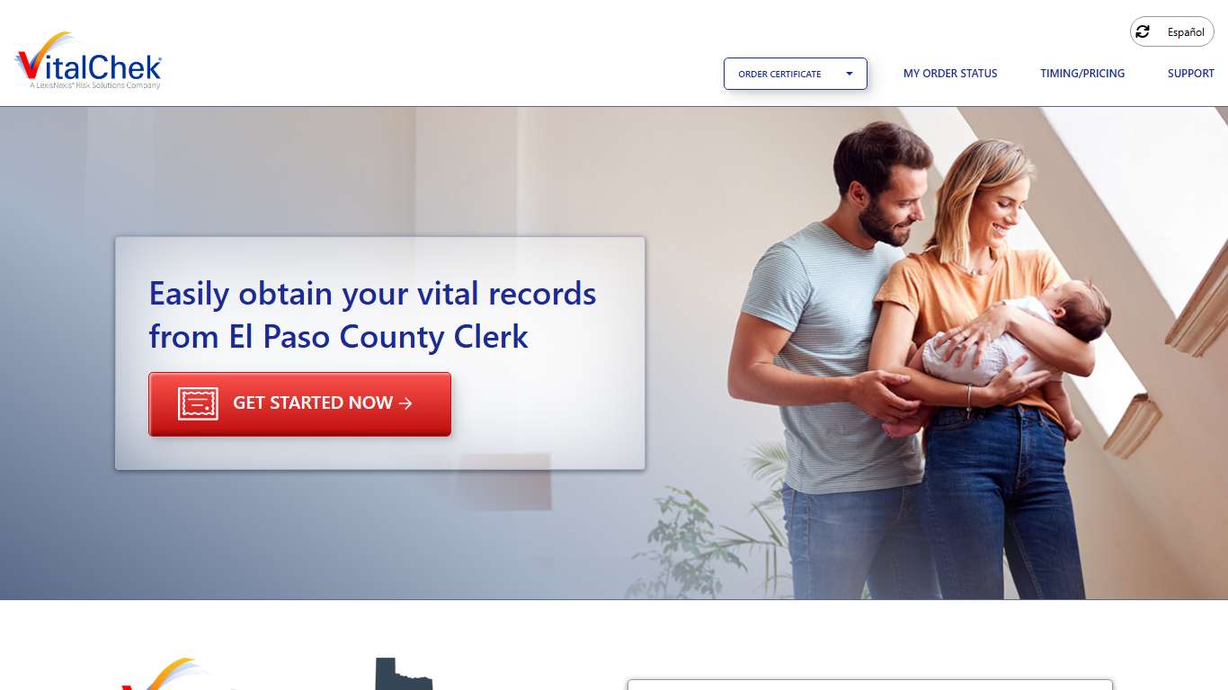 El Paso County Clerk (TX) | Order Certificates - VitalChek